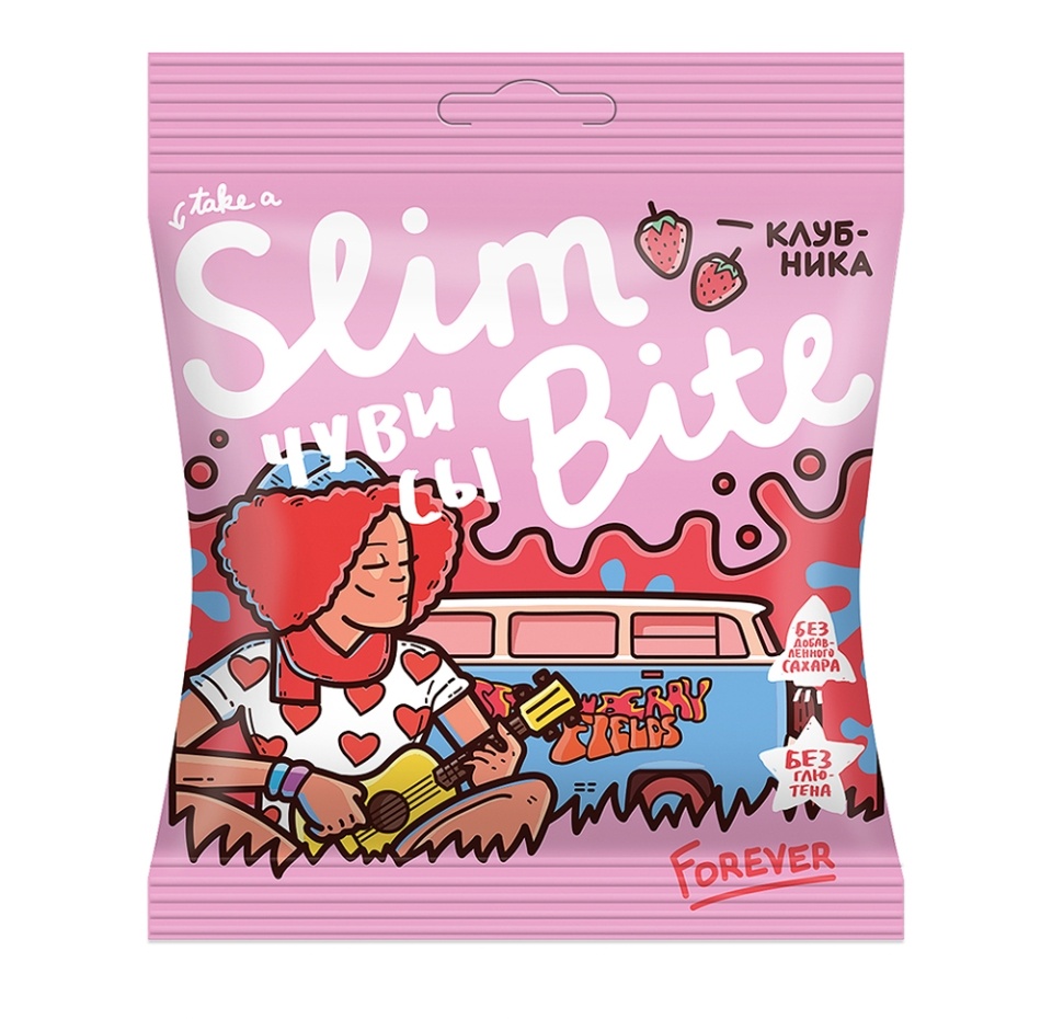 

Мармелад Take a Slim Bite клубника 20 г