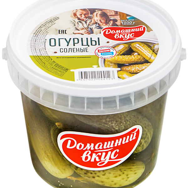 Огурцы соленые ДОМАШНИЙ ВКУС, 9–14 см