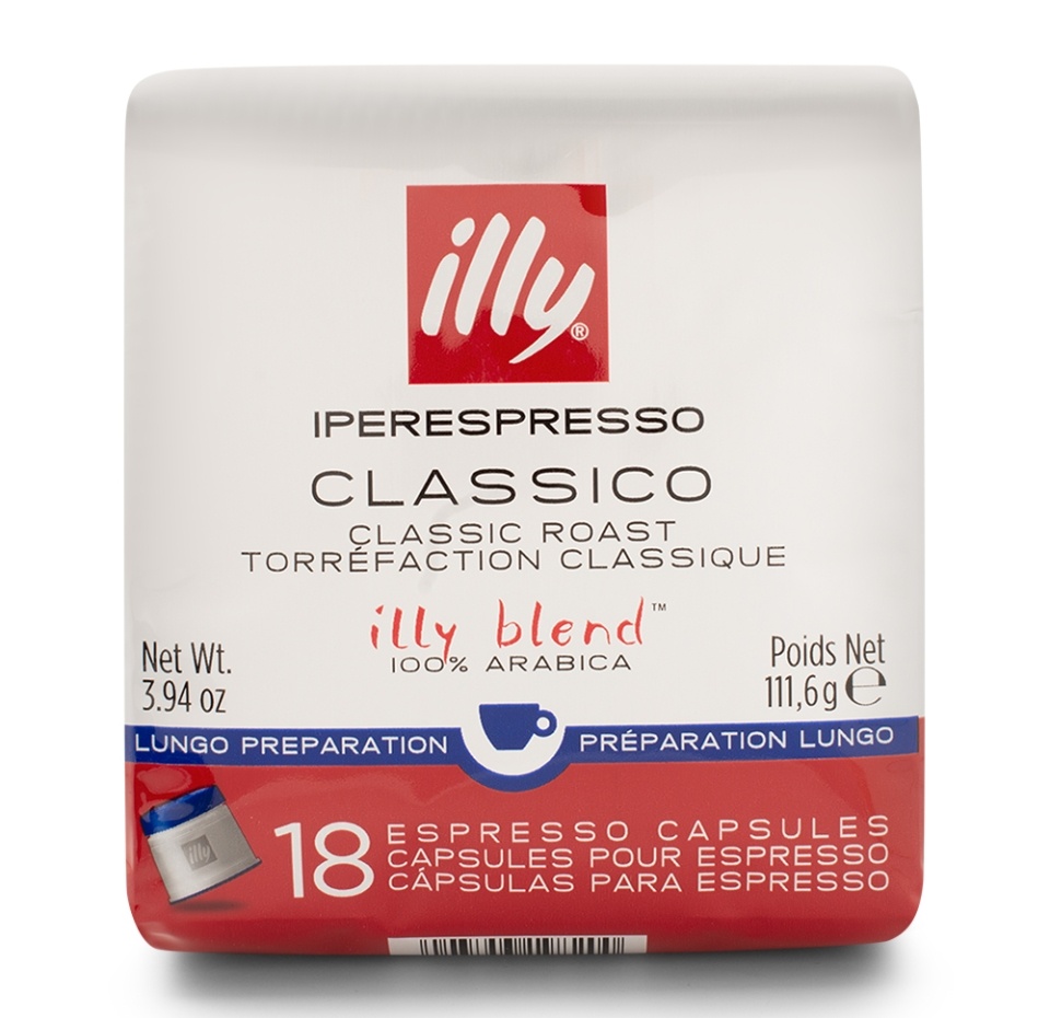 

Кофе в капсулах Illy Lungo средней обжарки 18 шт. 120 г