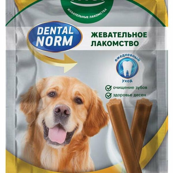 Лакомство для собак Triol Dental norm палочки жевательные 3 шт