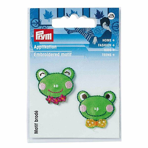 925528 Термоаппликация 'Лягушки зеленые' 2шт Prym