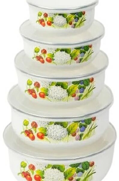 Набор контейнеров с крышками 5шт