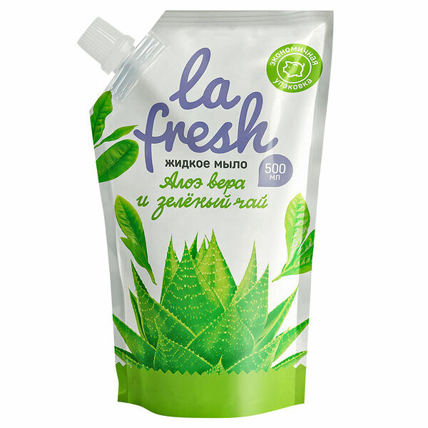Жидкое мыло La Fresh Алоэ вера и Зеленый чай, 500 мл
