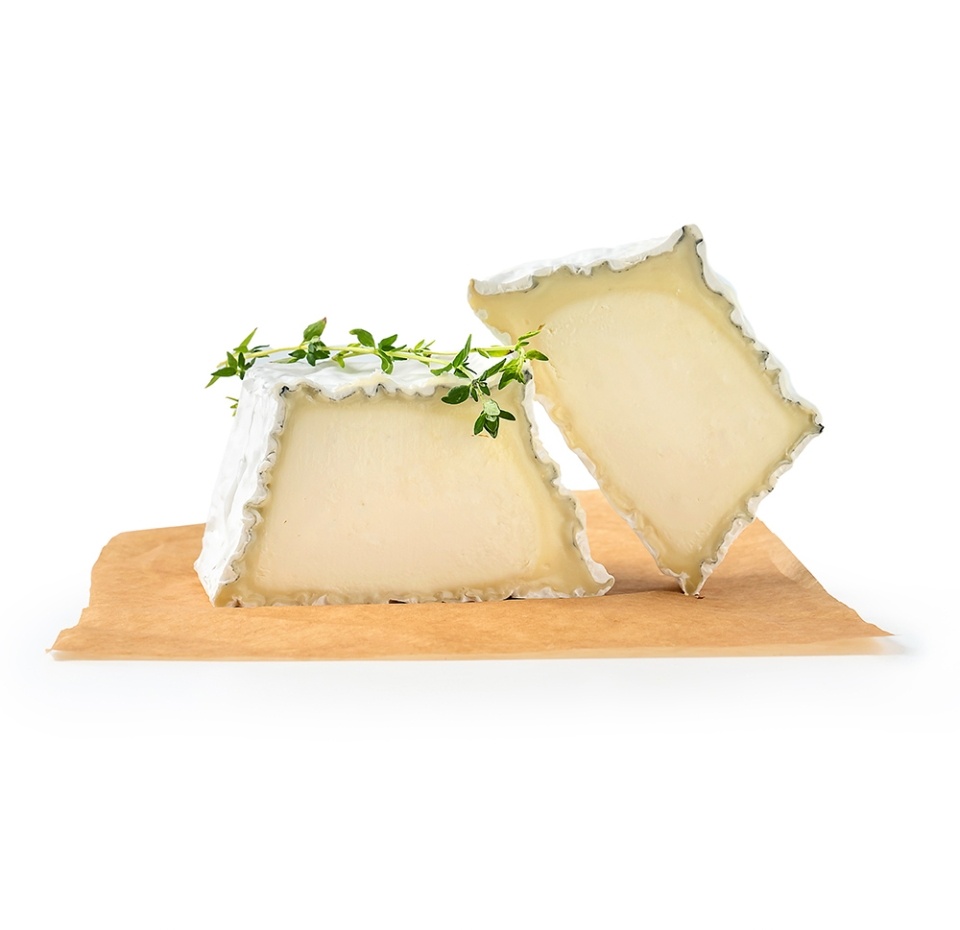 

Сыр мягкий с белой плесенью в золе Валансе из коровьего молока м.д.ж. в с.в. 45% ko&co, Россия