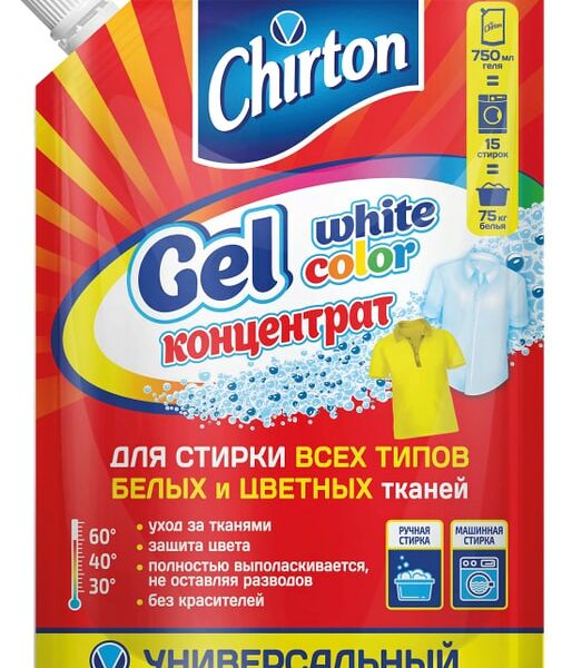 Гель для стирки Chirton Концентрированный универсальный 750мл