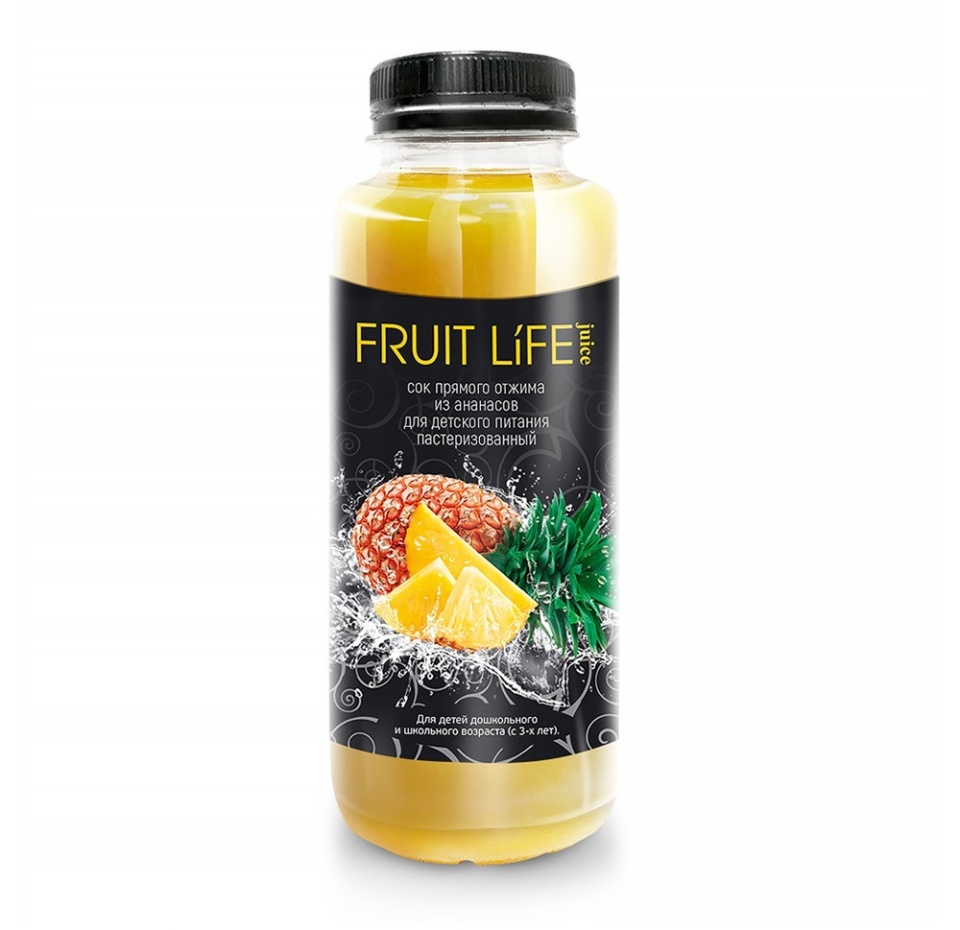 

Сок Fruit Life Juice Ананас прямого отжима 0.33 л