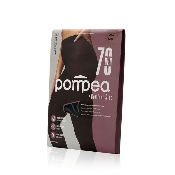 Женские колготки Pompea Comfort Size 70den Nero 7 размер