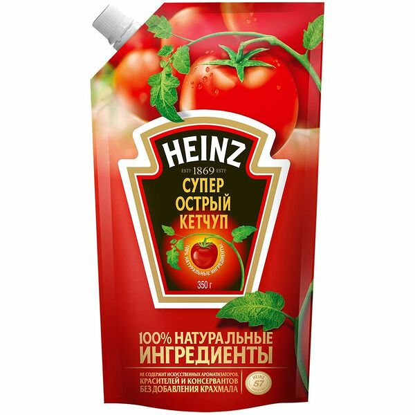 Кетчуп Heinz супер острый, 350 г