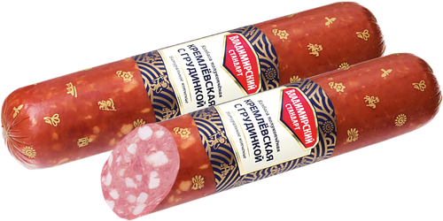 

Колбаса ВЛАДИМИРСКИЙ СТАНДАРТ Кремлёвская с грудинкой п/к в/у вес до 700 г