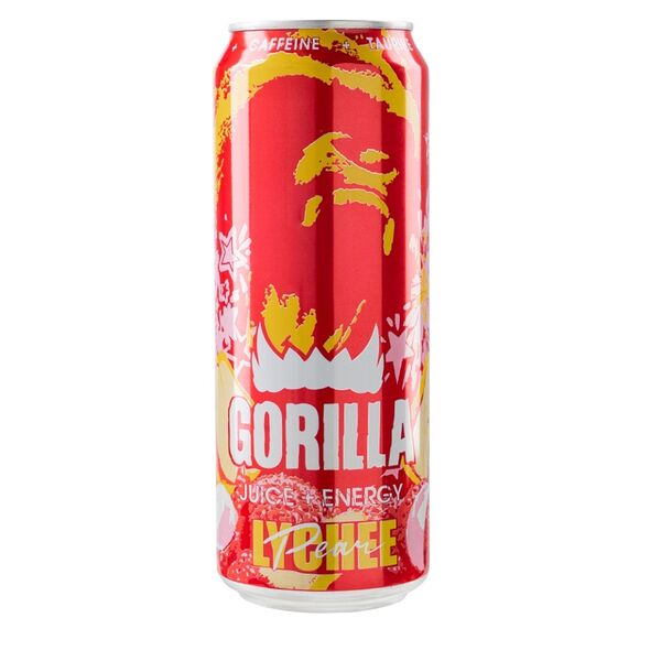 Напиток энергетический Gorilla Личи-груша, 450мл