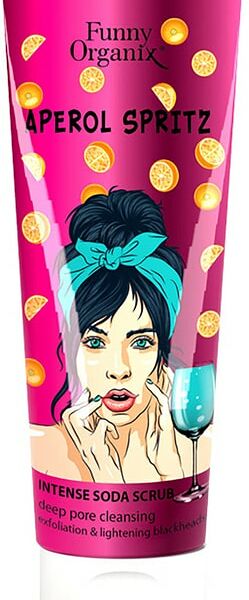 Скраб для лица Funny Organix Aperol Spritz Содовый 75г