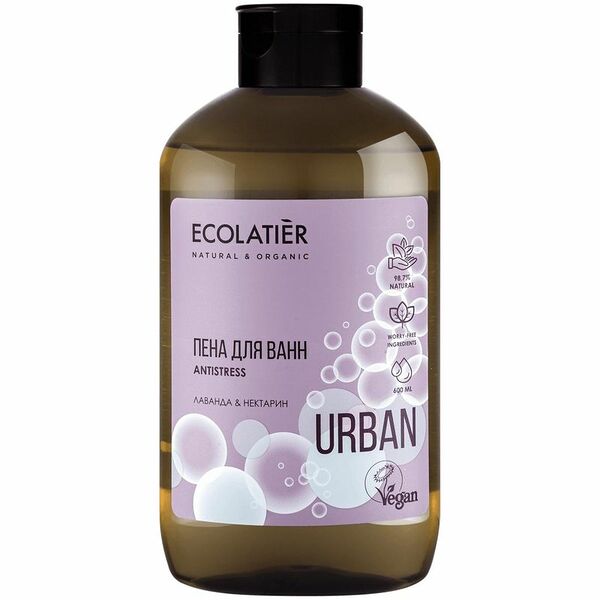 Пена для ванн Ecl лаванда и нектарин, 600мл