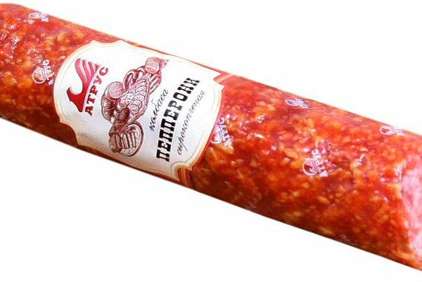 Колбаса Атрус Пепперони с/к 180г