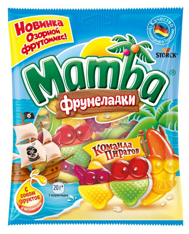 

Мармелад Mamba Команда пиратов 70 г