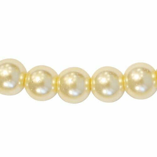 Бусины стеклянные на нитке, 10 мм, длина 40см(SA-24)