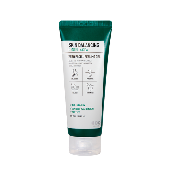Гель-скатка для лица Dearboo Skin Balancing Centella Cica Zero Facial Peeling Gel 150 мл