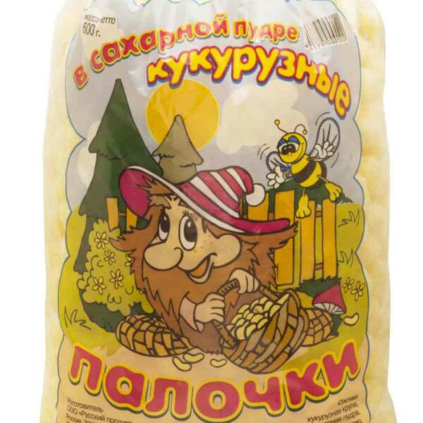 Кукурузные палочки Русский продукт в сахарной пудре