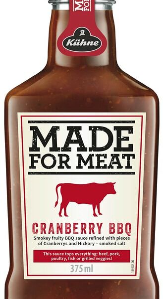 Соус Kuhne Made For Meat Клюква Барбекю 375мл