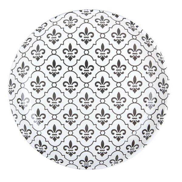 Блюдо сервировочное Коралл Лилия геральдическая, 30 см, фарфор