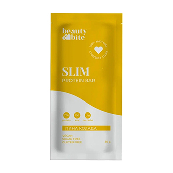 

Кето-батончик протеиновый Beauty Bite Slim Пина Колада 30 г Россия