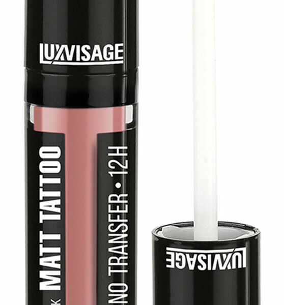 LUXVISAGE Жидкая губная помада LUXVISAGE MATT TATTOO NO TRANSFER 12H, 102 тон 4811329031929