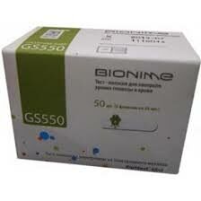 Bionime Rightest тест полоски GS 550 № 50 шт