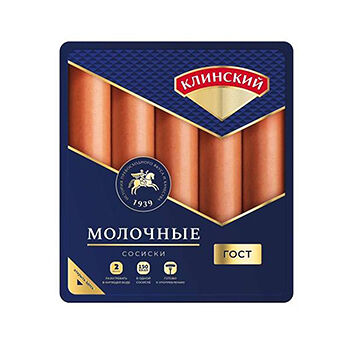 Сосиски Клинский Молочные, 470 г
