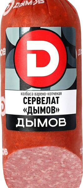 Колбаса Дымов Сервелат варено-копченый 330г