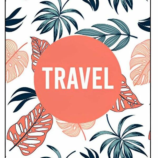 Бирка для багажа Airport Листья, 8,5х16,5 см