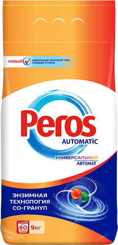 Стиральный порошок PEROS Универсальный автомат, 9кг