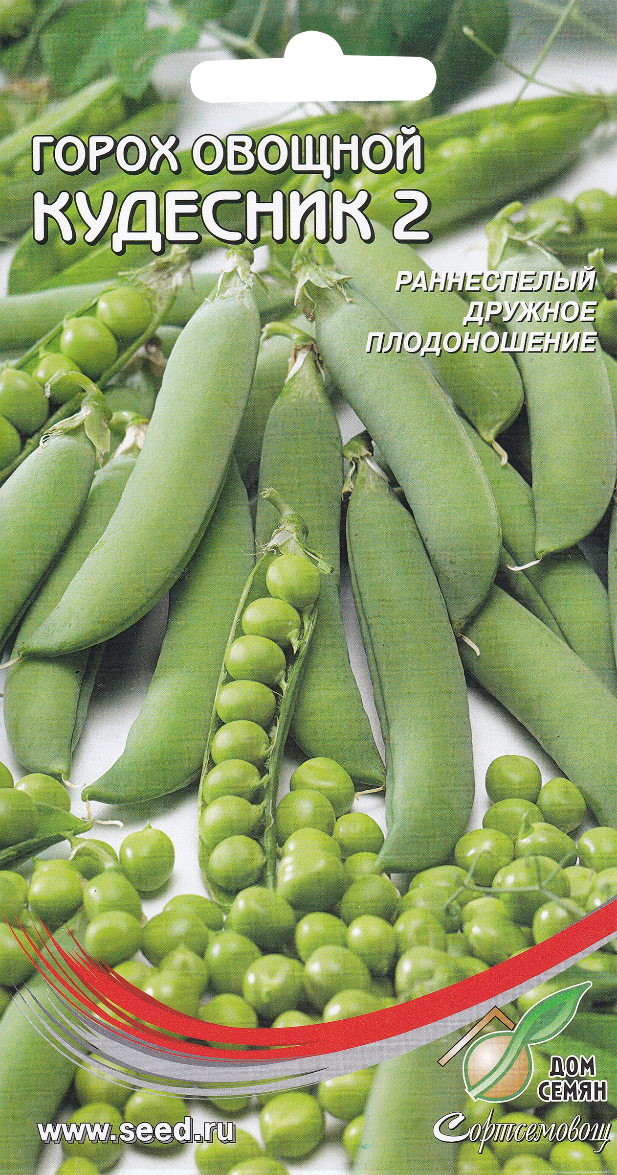 

Семена ДОМ СЕМЯН Горох Кудесник, 14г