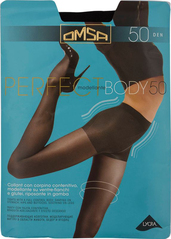 

Колготки Omsa Perfect Body 50 Nero Черные, Размер 4