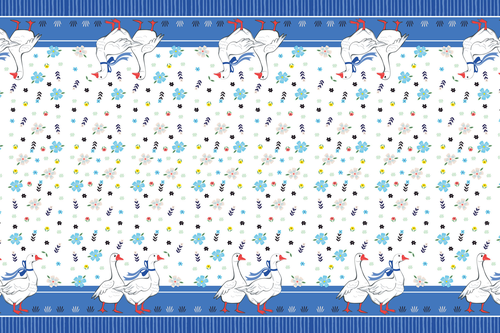 

Скатерть ND Play Гуси 1 120x180 см