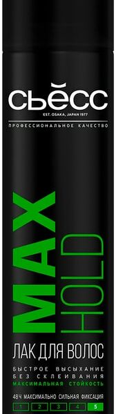 Лак для укладки волос Syoss Max Hold Максимальная стойкость без склеивания Максимально сильная фиксация 5 400мл