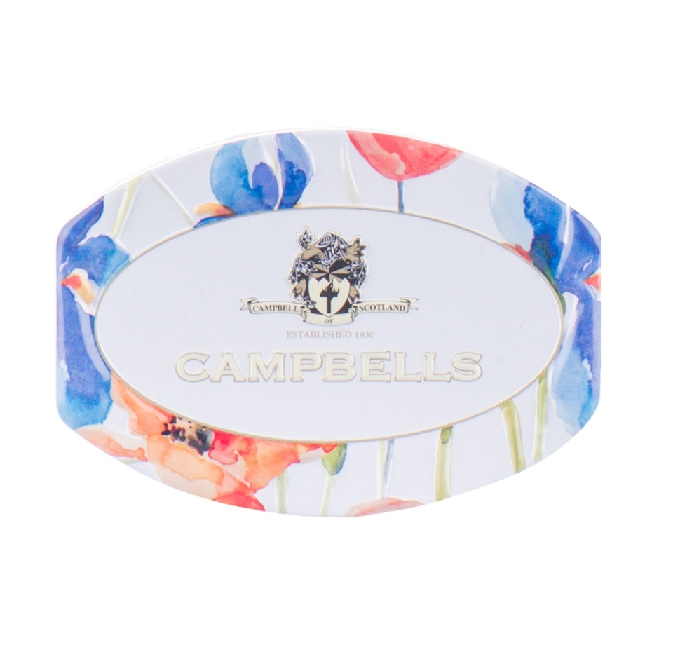 

Печенье Campbells песочное жестяная упаковка 120 г дизайн в ассортименте