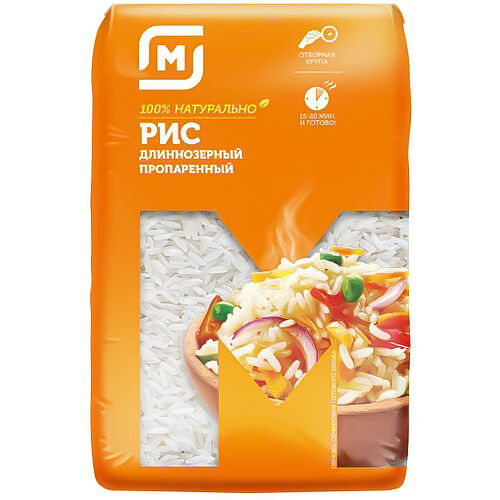 Рис Магнит СТМ длиннозерный пропаренный