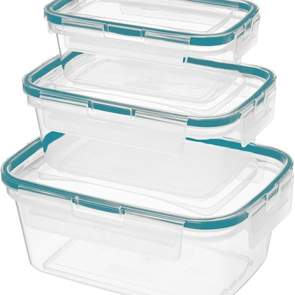 Комплект контейнеров для продуктов IdiLand герметичные с защелками 3шт