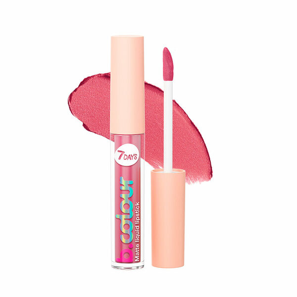 Помада для губ жидкая матовая 7 DAYS B.Colour Matte Liquid Lipstick т.03 Raspberry 2,5 мл