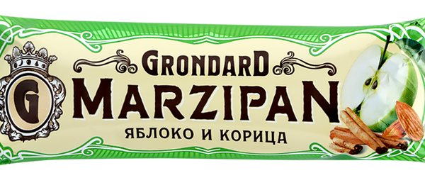 Батончик марципановый GRONDARD Marzipan Яблоко-корица