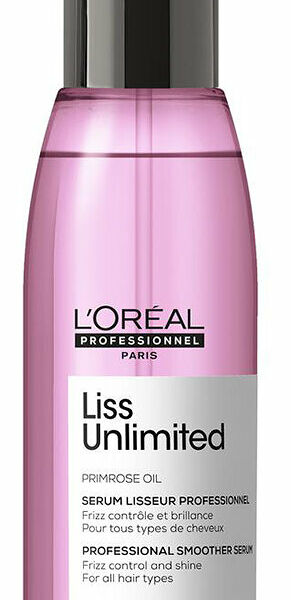 L'OREAL PROFESSIONNEL Liss Unlimited Сыворотка для сияния и защиты от влажности для всех типов волос, 125 мл