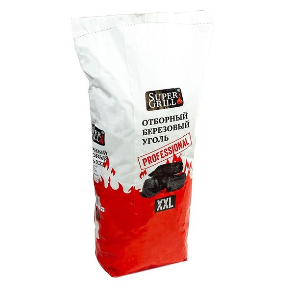 Уголь Super Grill XXL березовый отборный