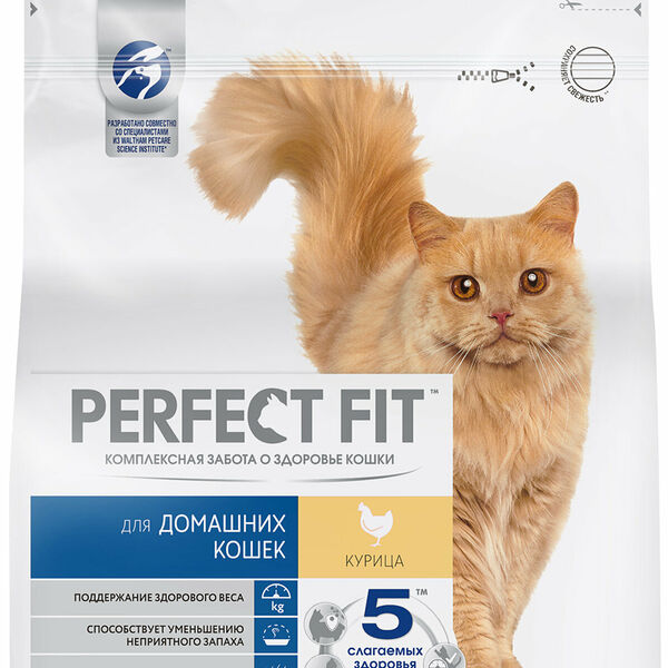 Корм для домашних кошек сухой Perfect Fit in-home Курица