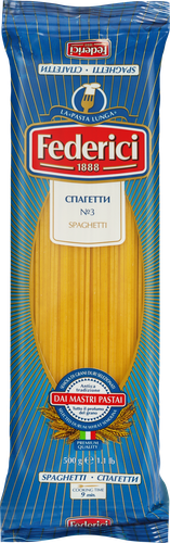 

Макароны Federici Спагетти №3 группа А Высший сорт 500 г