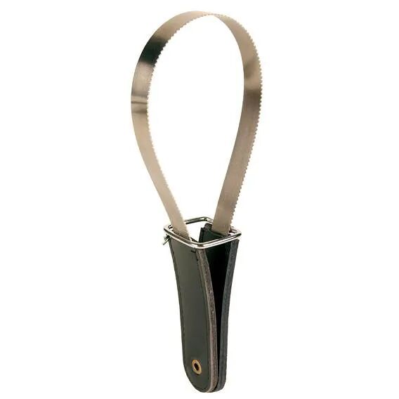 Скребница 25,5х8,5 см с кожаной ручкой