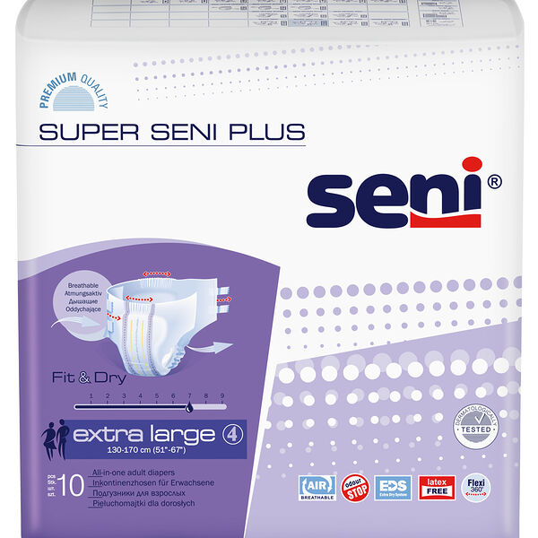 Seni Super+ Air Подгузники XL 10 шт