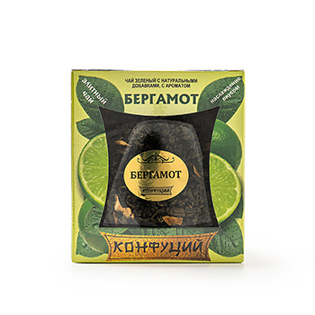 

Чай зеленый Конфуций с бергамотом 90г, Россия