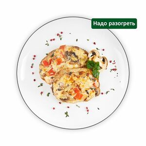 Свинина с грибами запеченная 