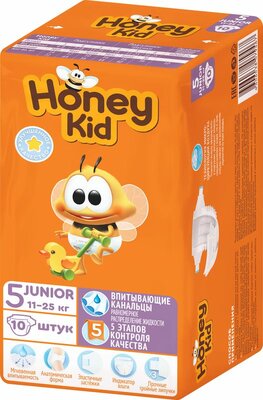 Подгузники Honey Kid Junior 11-25кг 10шт