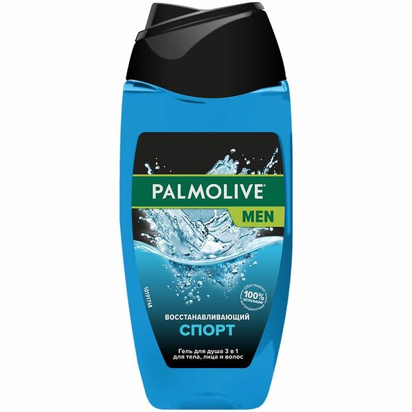 Гель для душа и шампунь Palmolive Men спорт