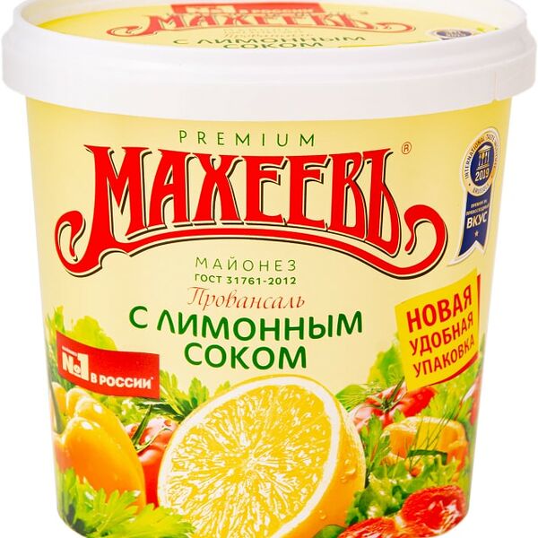 Майонез Махеевъ Провансаль с лимонным соком 50.5% 800г